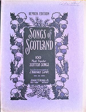 Seller image for Songs of Scotland. 100 Most Popular Scottish Songs for sale by Ken Jackson