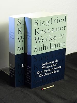 Bild des Verkufers fr Werke - Band 1 + 8 (von 9) - Band 1: Soziologie als Wissenschaft, Der Detektiv-Roman, Die Angestellten + Band 8: Jacques Offenbach und das Paris seiner Zeit - zum Verkauf von Erlbachbuch Antiquariat