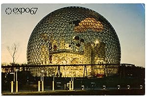 Expo 67 postcard signed by Robert F. Kennedy