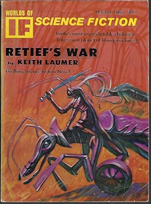 Bild des Verkufers fr IF Worlds of Science Fiction: October, Oct. 1965 ("Skylark DuQuesne"; "Retief's War") zum Verkauf von Books from the Crypt
