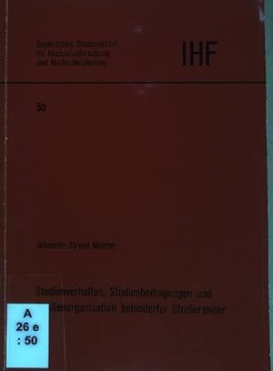 Immagine del venditore per Studienwechsel and Fachhochschulen in Bayern. Bayerisches Staatsinstitut fr Hochschulforschung und Hochschulplanung, 37. venduto da books4less (Versandantiquariat Petra Gros GmbH & Co. KG)