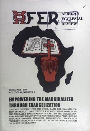 Seller image for Genuine Concern For The Poor: Basis For Evangelization In Africa. - in: AFER African Ecclesial Review February 1999, Volume 41, Numbers 1. for sale by books4less (Versandantiquariat Petra Gros GmbH & Co. KG)