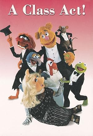 A Class Act The Muppet Show Rare Muppets Postcard