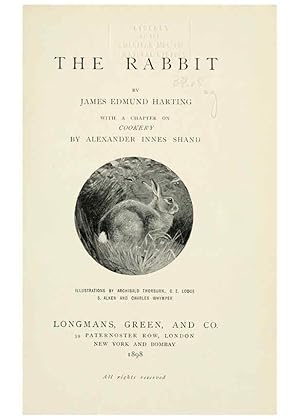 Imagen del vendedor de Reproduccin/Reproduction 5981714531: The rabbit London,Longmans,1898 a la venta por EL BOLETIN