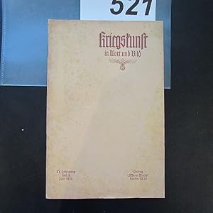 Imagen del vendedor de Kriegskunst in Wort und Bild (XV. Jahrgang, Heft 9, Juni) - Der Weltkrieg in Einzelbildern a la venta por Bookstore-Online