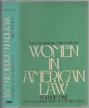 Bild des Verkufers fr Women in American Law. Volume 1: From Colonial Times to the New Deal zum Verkauf von Between the Covers-Rare Books, Inc. ABAA
