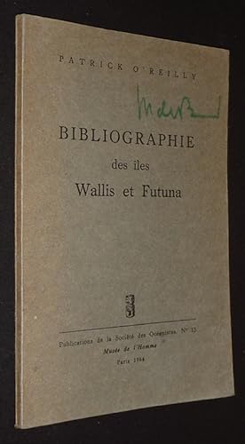 Bild des Verkufers fr Bibliographie mthodique, analytique et critique des les Wallis et Futuna. zum Verkauf von Abraxas-libris