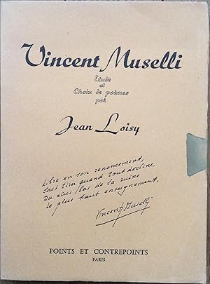 Vincent Muselli. Étude et choix de poèmes