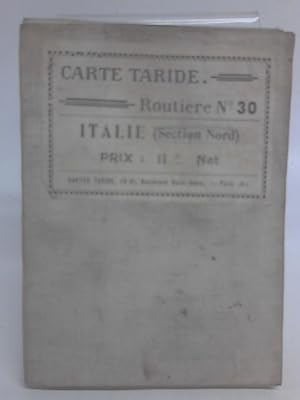 Bild des Verkufers fr Carte Taride Routiere No.30 Italie (section Nord) zum Verkauf von World of Rare Books