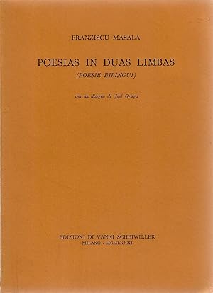 Seller image for Poesias in duas limbas (poesie bilingui) for sale by Studio Bibliografico Marini