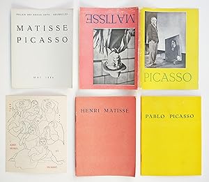 Bild des Verkufers fr 24 oeuvres de Henri Matisse - 27 oeuvres de Pablo Picasso (1939-1945). 2 catalogues zum Verkauf von Librairie-Galerie Emmanuel Hutin