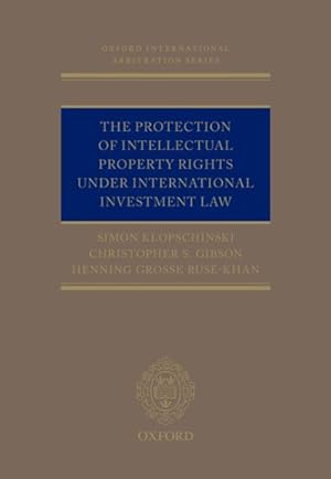 Imagen del vendedor de Protection of Intellectual Property Rights Under International Investment Law a la venta por GreatBookPricesUK