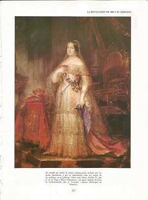 Bild des Verkufers fr LAMINA 23429: Isabel II, por J. Castelaro zum Verkauf von EL BOLETIN