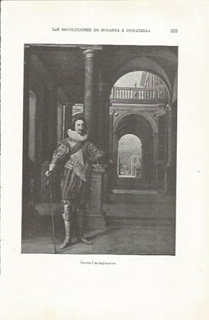 Bild des Verkufers fr LAMINA 23867: Carlos I de Inglaterra zum Verkauf von EL BOLETIN