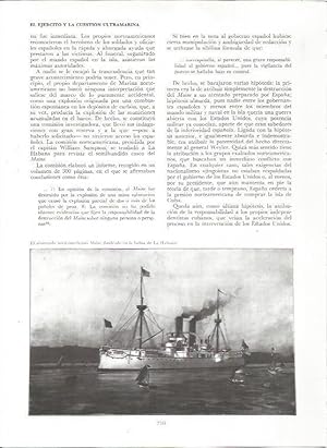 Bild des Verkufers fr LAMINA 23445: El acorazado norteamericano Marine zum Verkauf von EL BOLETIN