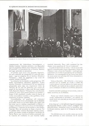 Bild des Verkufers fr LAMINA 23434: Entrada de las tropas de Pavia en el Congreso en 1874 zum Verkauf von EL BOLETIN