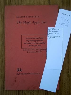 Seller image for The Magic Apple Tree: Poems by Elaine Feinstein [Uncorrected Proof Copy] for sale by Christian White Rare Books Ltd