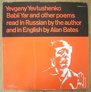 Seller image for Yevgeny Yevtushenko: Babi Yar and other poems read in Russian by the author and in English by Alan Bates for sale by Christian White Rare Books Ltd