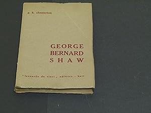 Immagine del venditore per Chesterton G. K. George Bernard Shaw. Leonardo da Vinci Editrice. N. D. venduto da Amarcord libri