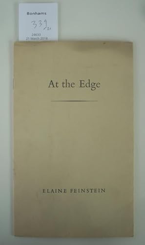 Immagine del venditore per At the Edge venduto da Christian White Rare Books Ltd