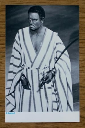 Bild des Verkufers fr A photograph of Laurence Olivier in character as Othello in the Shakespeare film he directed in 1965 - from Olivier's Collection zum Verkauf von Christian White Rare Books Ltd