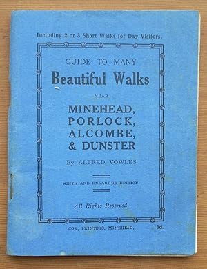 Imagen del vendedor de Guide to Many Beautiful Walks Near Minehead, Porlock, Alcombe & Dunster a la venta por Christian White Rare Books Ltd