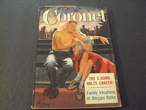 Coronet Magazine July 1952 Floating Fortress pictorial C-Bomb Halts Cancer