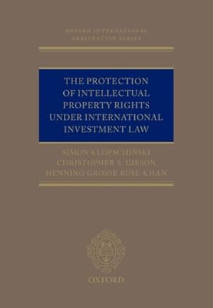 Imagen del vendedor de Protection of Intellectual Property Rights Under International Investment Law a la venta por GreatBookPrices