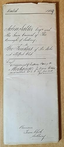 Indenture / Mortgage between John Salter and Town Council of Sudbury to The Trustees of the Stoke...