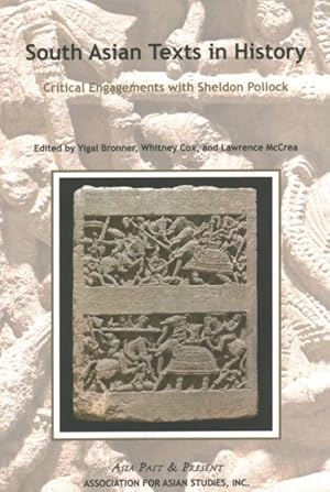 Bild des Verkufers fr South Asian Texts in History : Critical Engagements With Sheldon Pollock zum Verkauf von GreatBookPrices