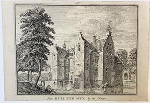 [Antique print] Het Huis ter Mey, bij de Haar.