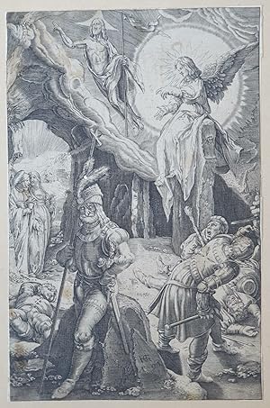 [Antique print, engraving, 1653] The Resurrection of Christ /De opstanding (set title: Passion of...