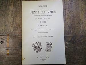 Seller image for Catalogue des gentilshommes d'Auvergne et de Rouergue, de Bourbonnais et nivernais et de la Marche et du Limousin qui ont pris part ou envoy leur procuration aux assembles de la noblesse pour l'lection des dputs aux tats gnraux de 1789. for sale by LE MUSEE DU LIVRE