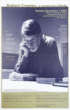 Seller image for Robert Creeley, a memorial tribute for sale by Granary Books