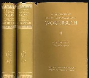 Enzyklopädisches Deutsch-Serbokroatisches Wörterbuch. Mit serbokroatisch-phonetischer Umschrift d...