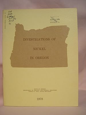 INVESTIGATIONS OF NICKEL IN OREGON; MISCELLANEOUS PAPER 20