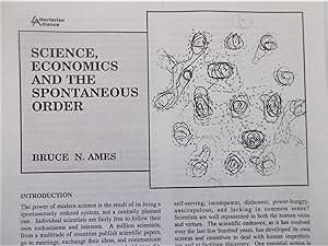 Seller image for Science, Economics and the Spontaneous Order (Libertarian Alliance Scientific Notes No. 6) for sale by Bloomsbury Books
