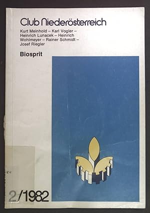 Bild des Verkufers fr Biosprit. Club Niedersterreich 2/ 1982. zum Verkauf von books4less (Versandantiquariat Petra Gros GmbH & Co. KG)