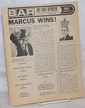 Imagen del vendedor de B.A.R. Bay Area Reporter: the catalyst for all factions of the Gay Community; vol. 2, #20, October 4, 1972; Marcus Wins! a la venta por Bolerium Books Inc.