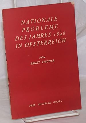 Nationale Probleme des Jahres 1848 in Oesterreich