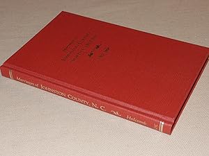 Imagen del vendedor de Marriages of Johnston County North Carolina 1762-1868 a la venta por Nightshade Booksellers, IOBA member