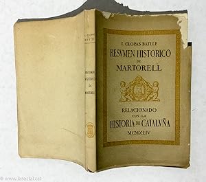 Imagen del vendedor de Resumen Histrico de Martorell a la venta por La Social. Galera y Libros