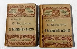 Bild des Verkufers fr El Socialismo y Pensamiento Moderno I y II zum Verkauf von La Social. Galera y Libros