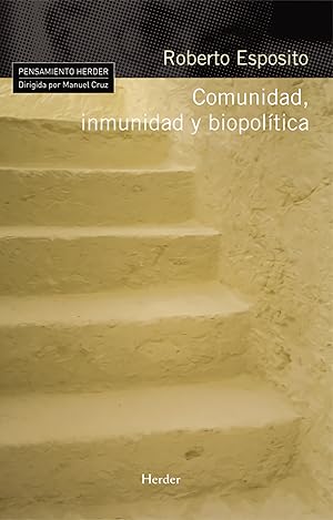 Imagen del vendedor de Comunidad, inmunidad y biopoltica a la venta por Imosver