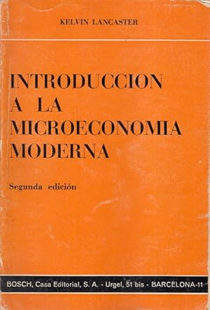 Image du vendeur pour INTRODUCCION A LA MICROECONOMIA MODERNA mis en vente par Librera Vobiscum