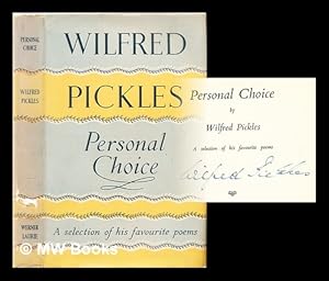 Seller image for Personal choice : a selection of his favorite poems for sale by MW Books