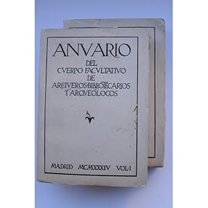 Imagen del vendedor de Anuario del cuerpo facultativo de archiveros, bibliotecarios y arquelogos a la venta por LIBRERA SOLAR DEL BRUTO