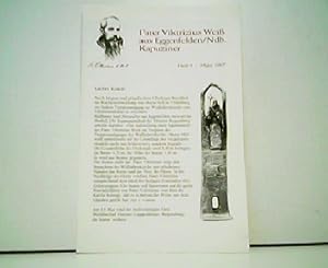 Bild des Verkufers fr Pater Viktrizius Wei aus Eggenfelden/Ndb. Kapuziner. Heft 9 - Mrz 1987. zum Verkauf von Antiquariat Kirchheim