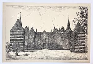 [Original etching] The castle of Helmond.