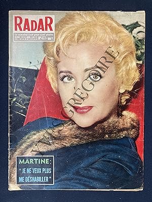 RADAR-N°477-30 MARS 1958-MARTINE CAROL